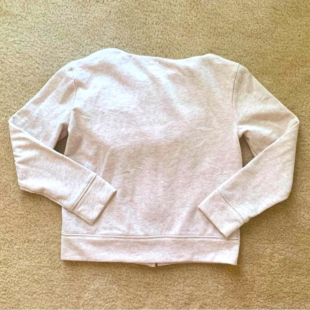 Gap Kids Beige Glitter Gold Logo Hoodie Size 10 Excellent Used Condition